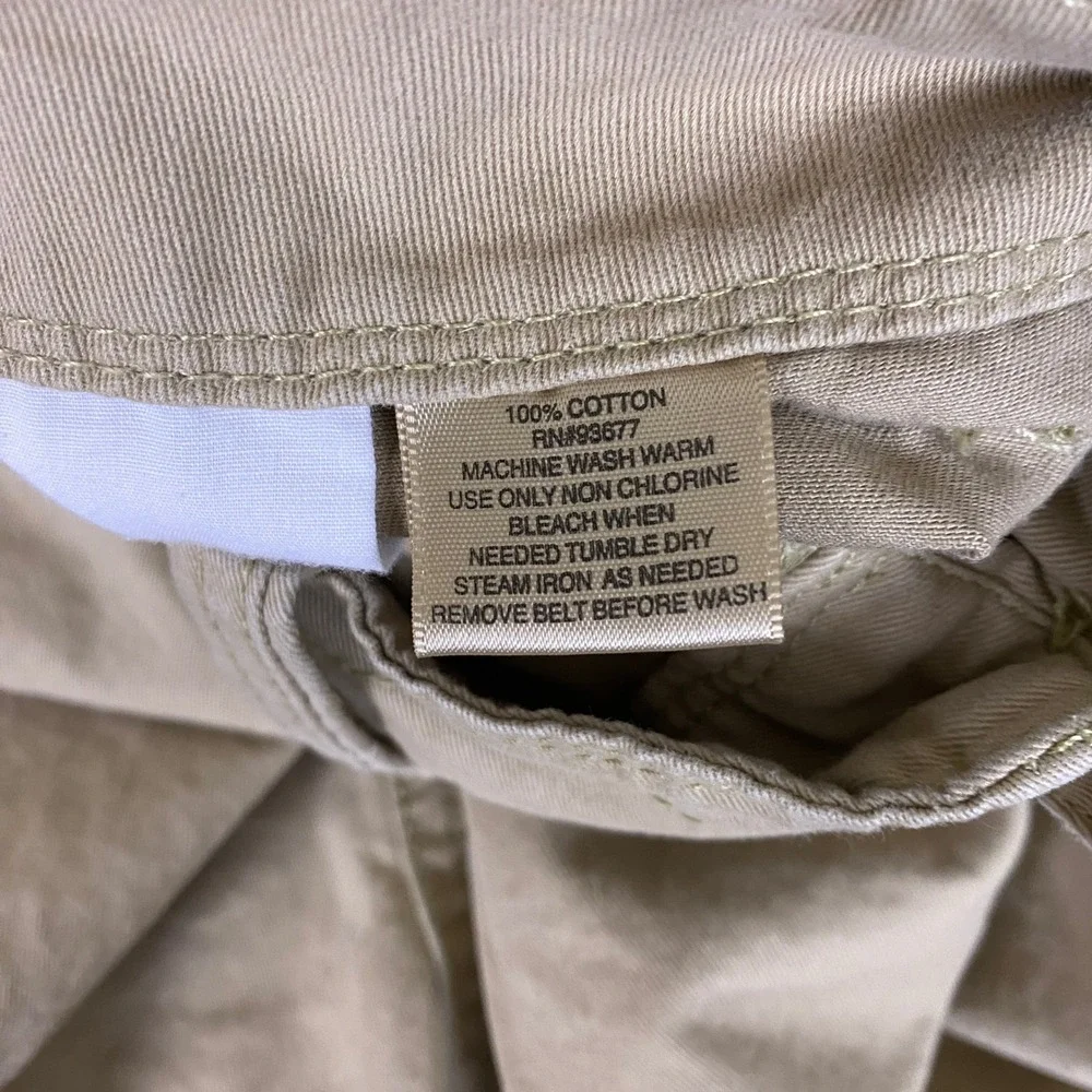 The Foundry Supply Co Cargo Shorts Men's Size 46 Big and Tall Khaki Tan Cotton